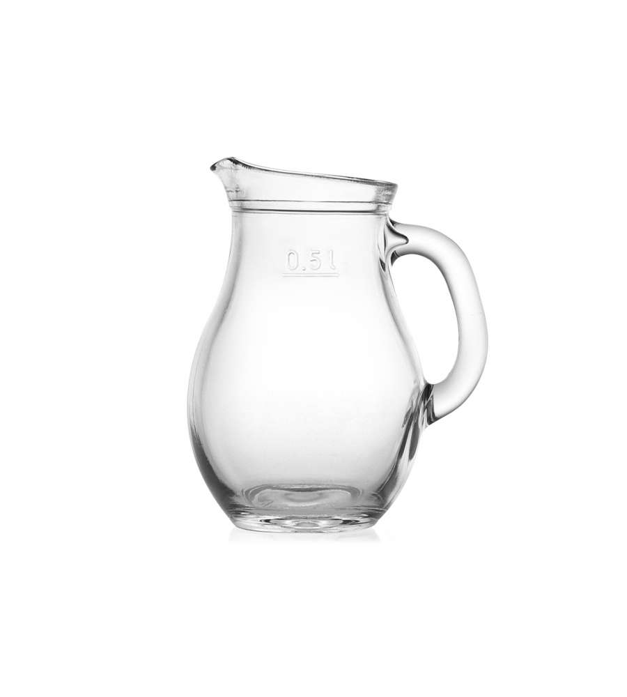 Brocca in vetro da 0,5 L