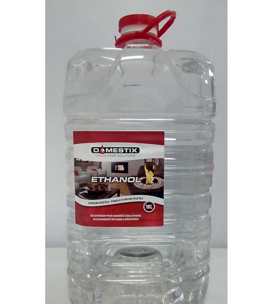Domestix Etanolo per Stufe e Camini - Tanica 10 L