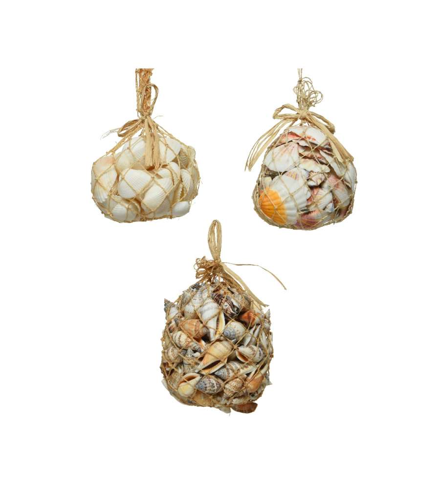 Conchiglie decorative in sacchetto