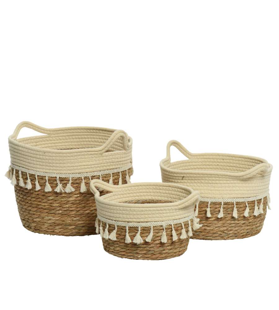 Cesta con nappe grande