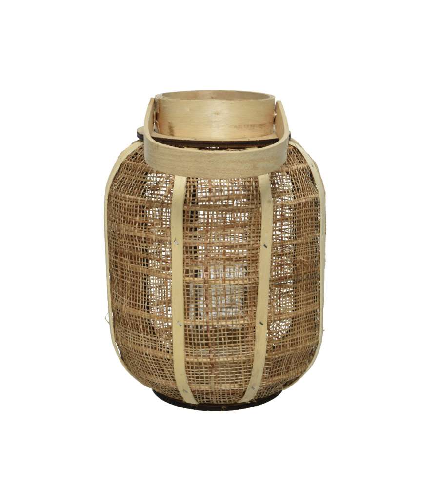 Lanterna 21x h35 cm colore naturale