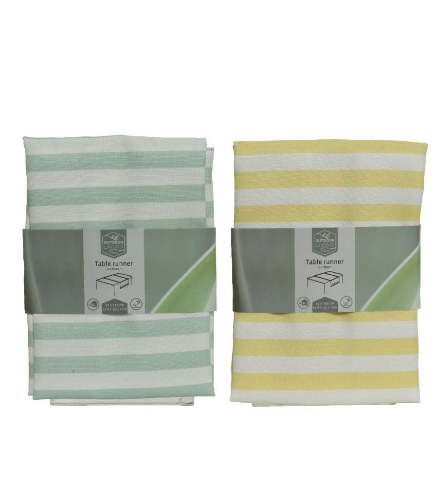 Runner a righe per la tavola