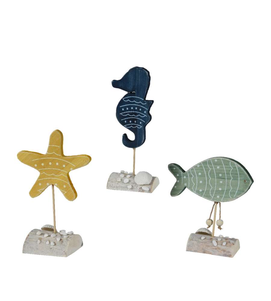 Decoro in legno Seaworld