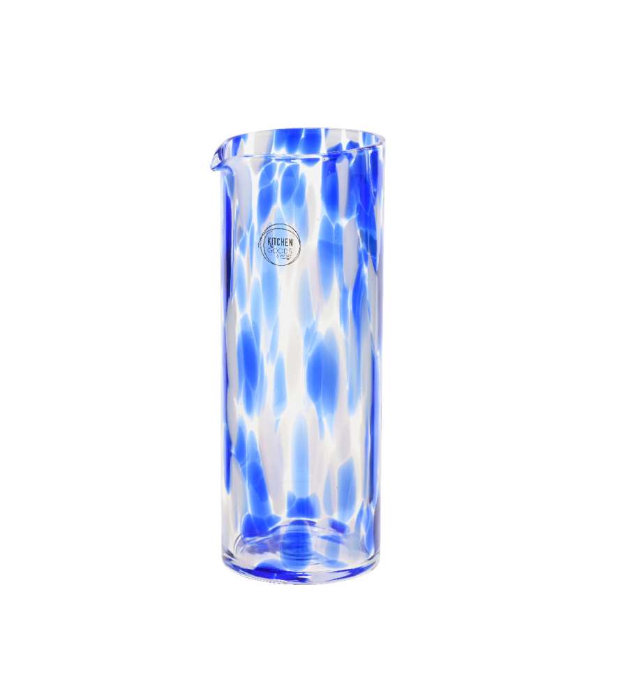Caraffa in vetro blu