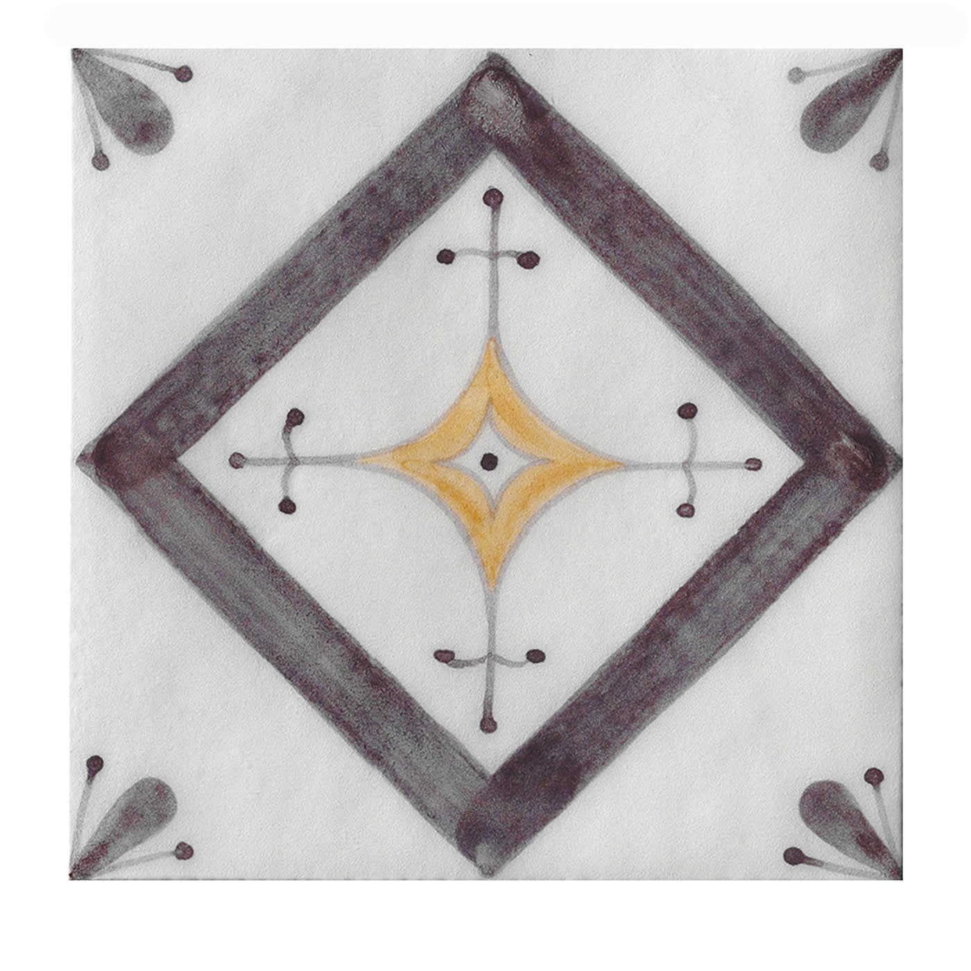 Ot Isuledda Plum Set di 24 piastrelle quadrate