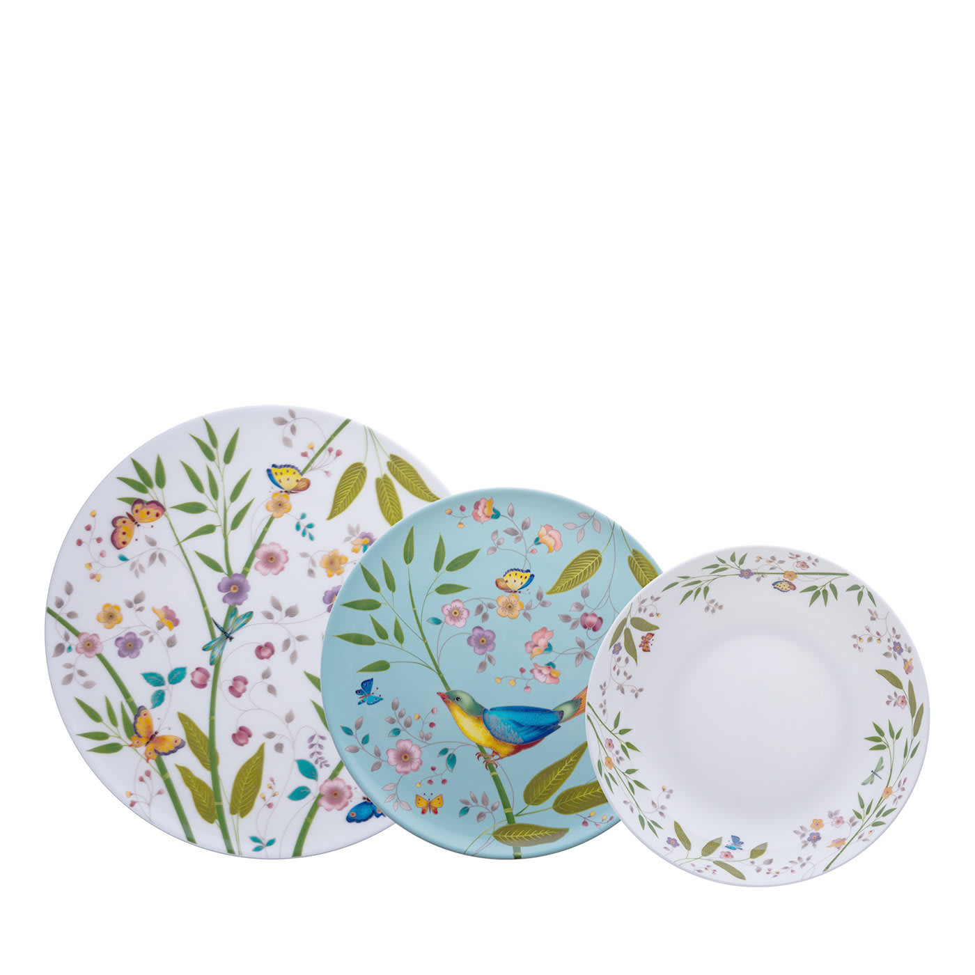 Set di 3 piatti Incanto di Primavera
