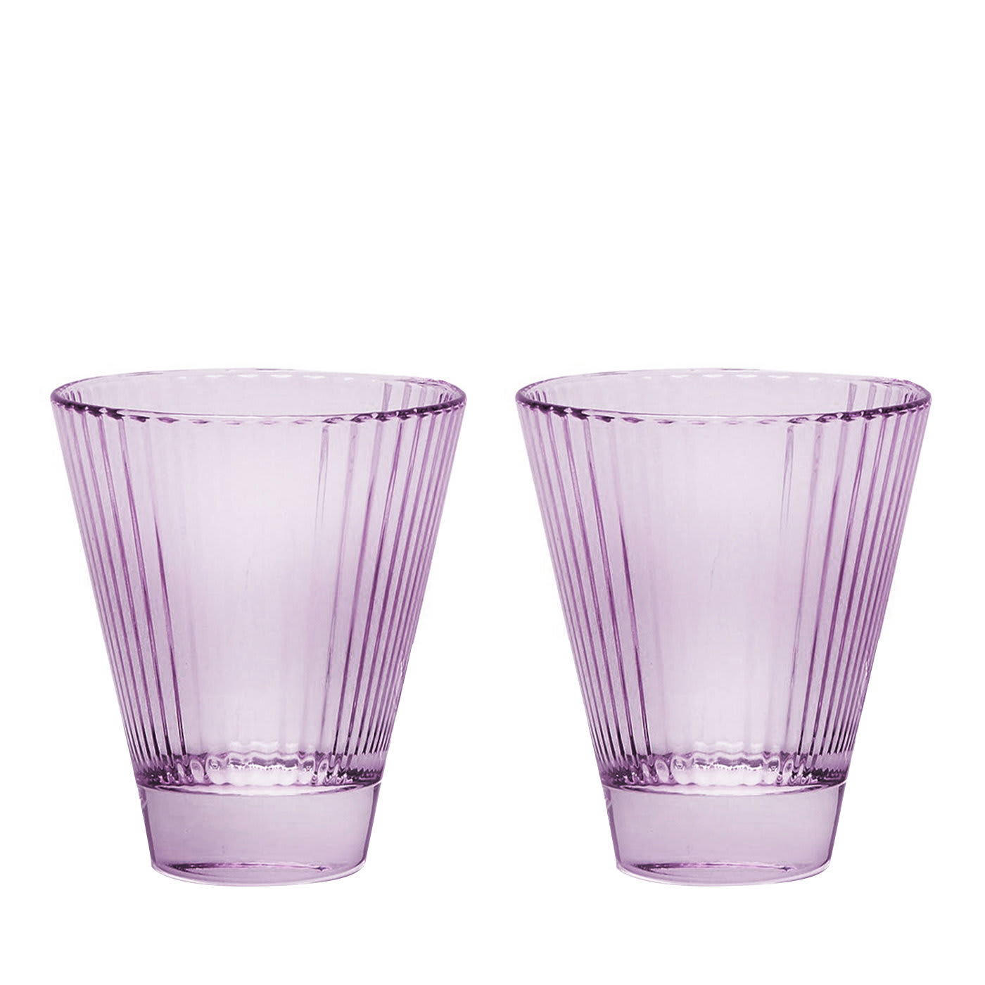 Set di 2 bicchieri da vino viola Isis