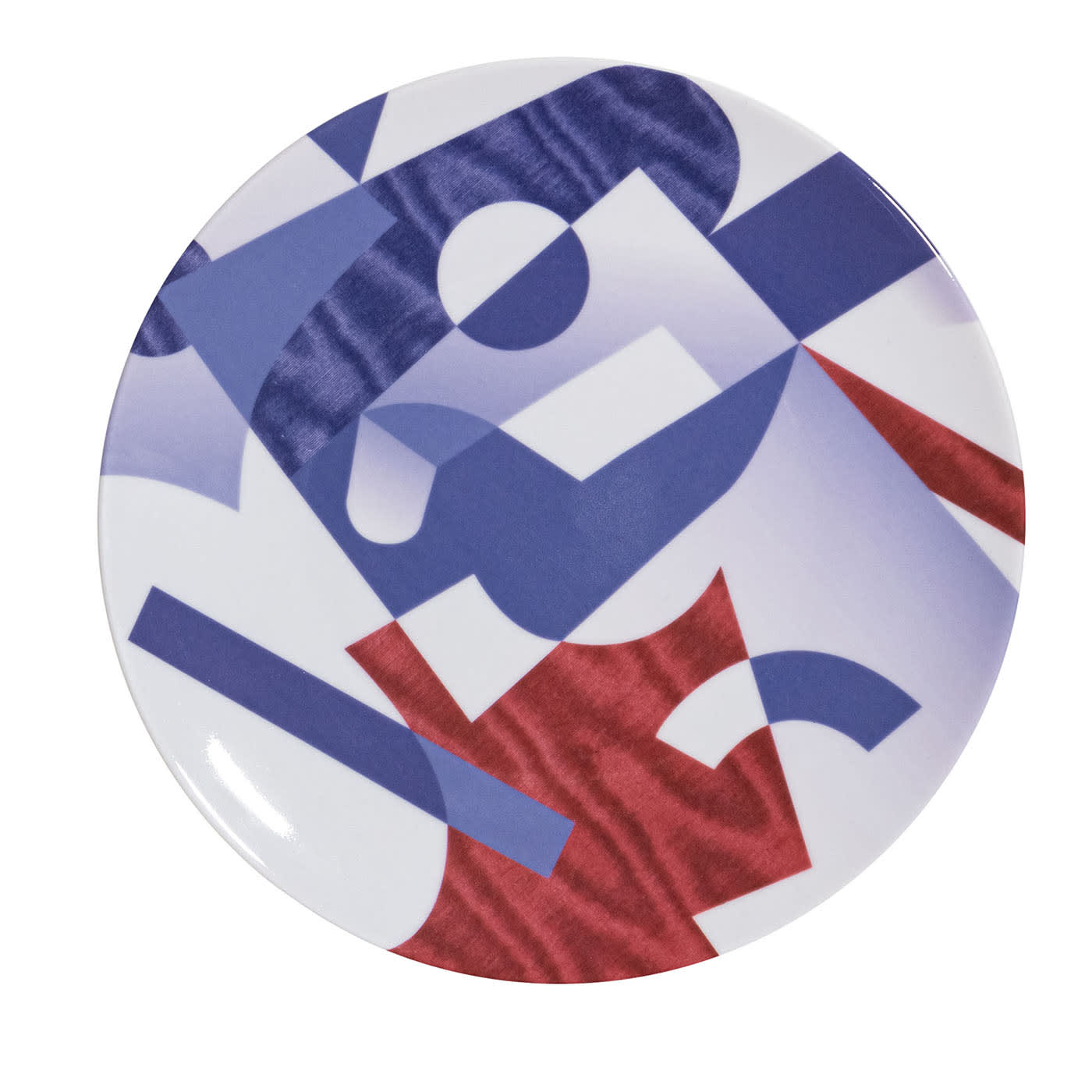 Alchimie Set di 2 piatti Dessert in porcellana con decoro astratto #3