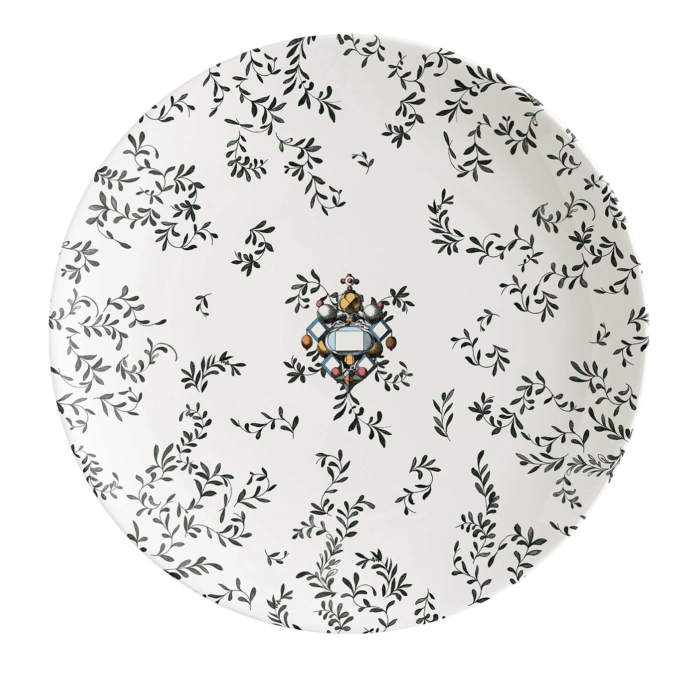 Pompei Sottopiatto in porcellana con rami e gioiello #6