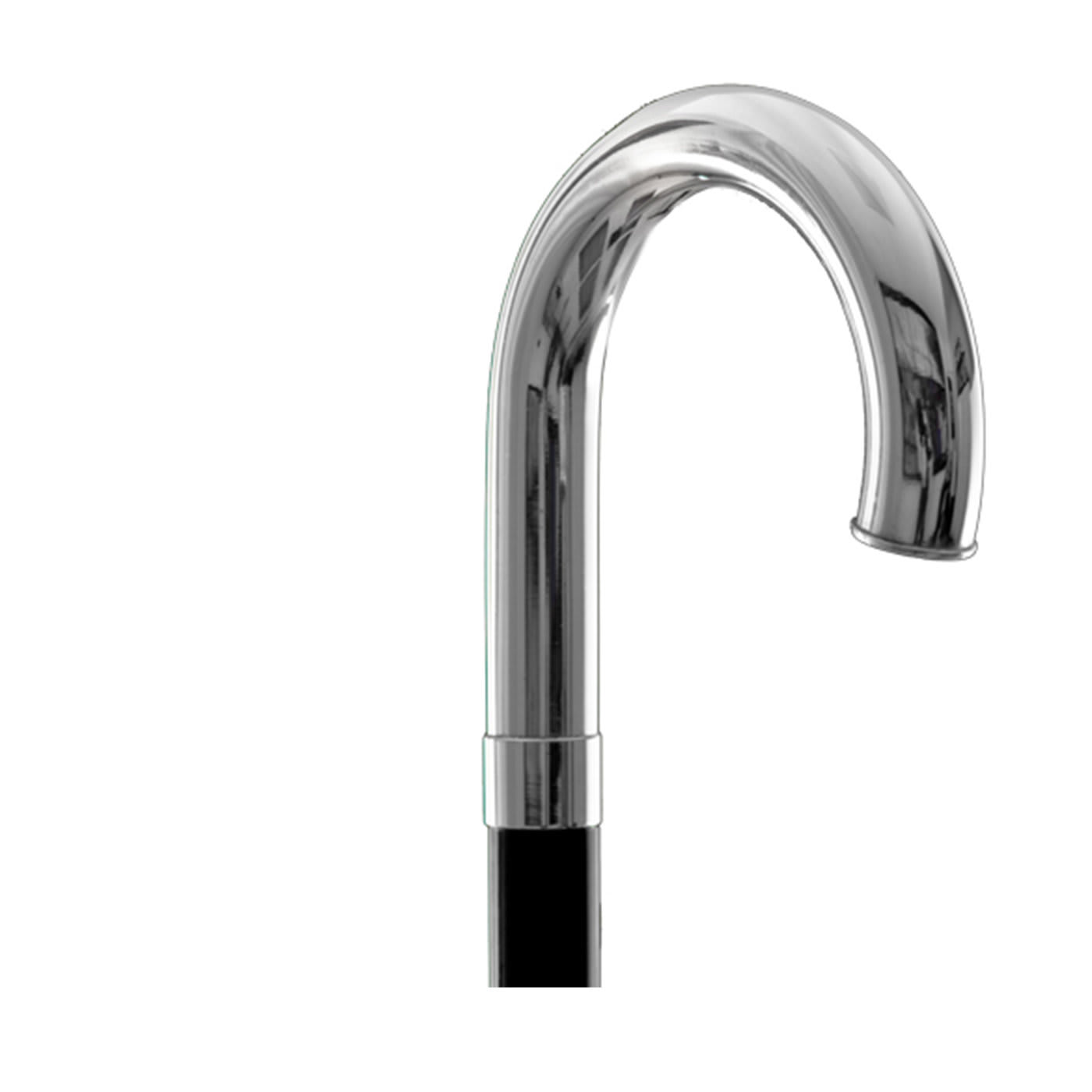 Bastone da passeggio a curva liscia