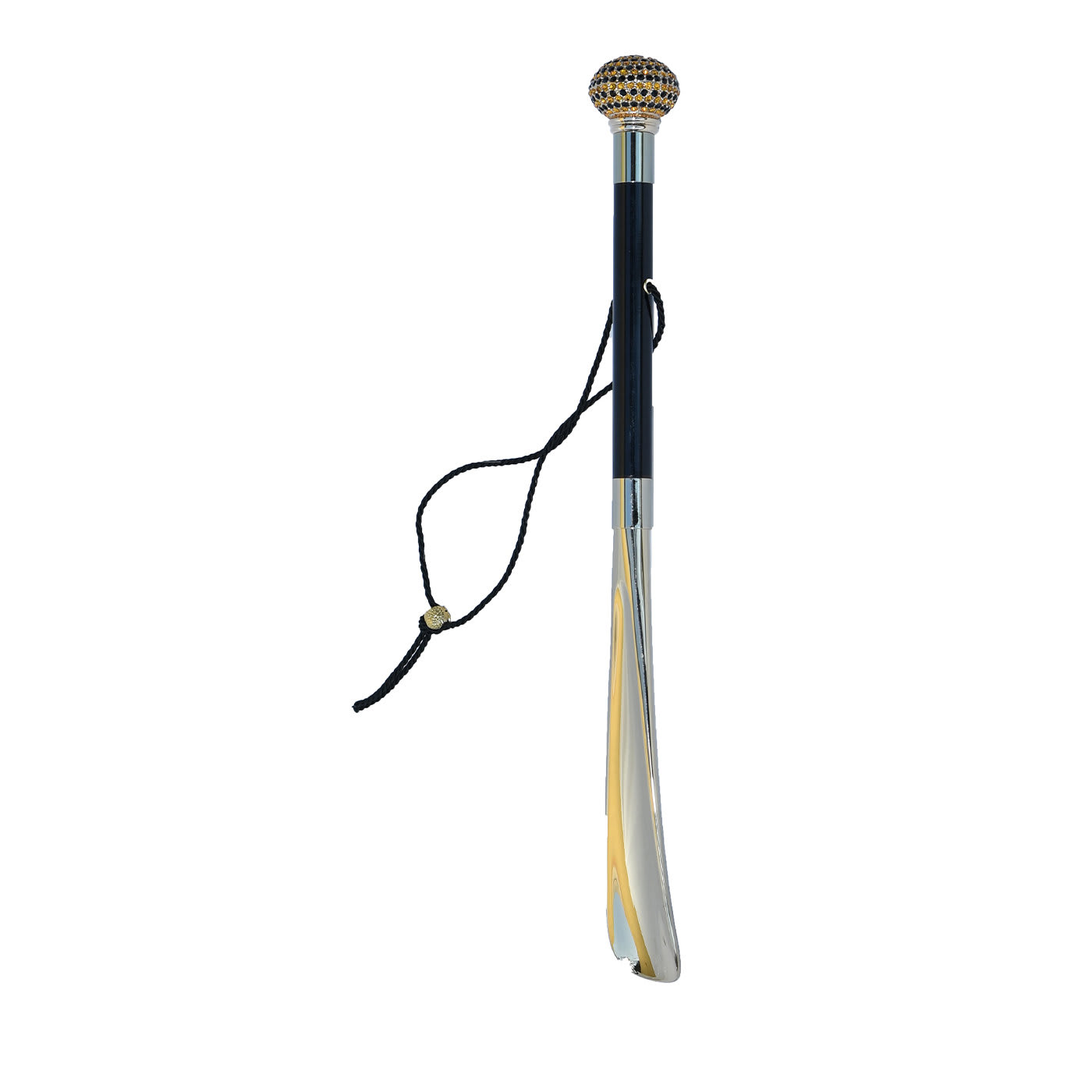 Calzascarpe a sfera nero e oro