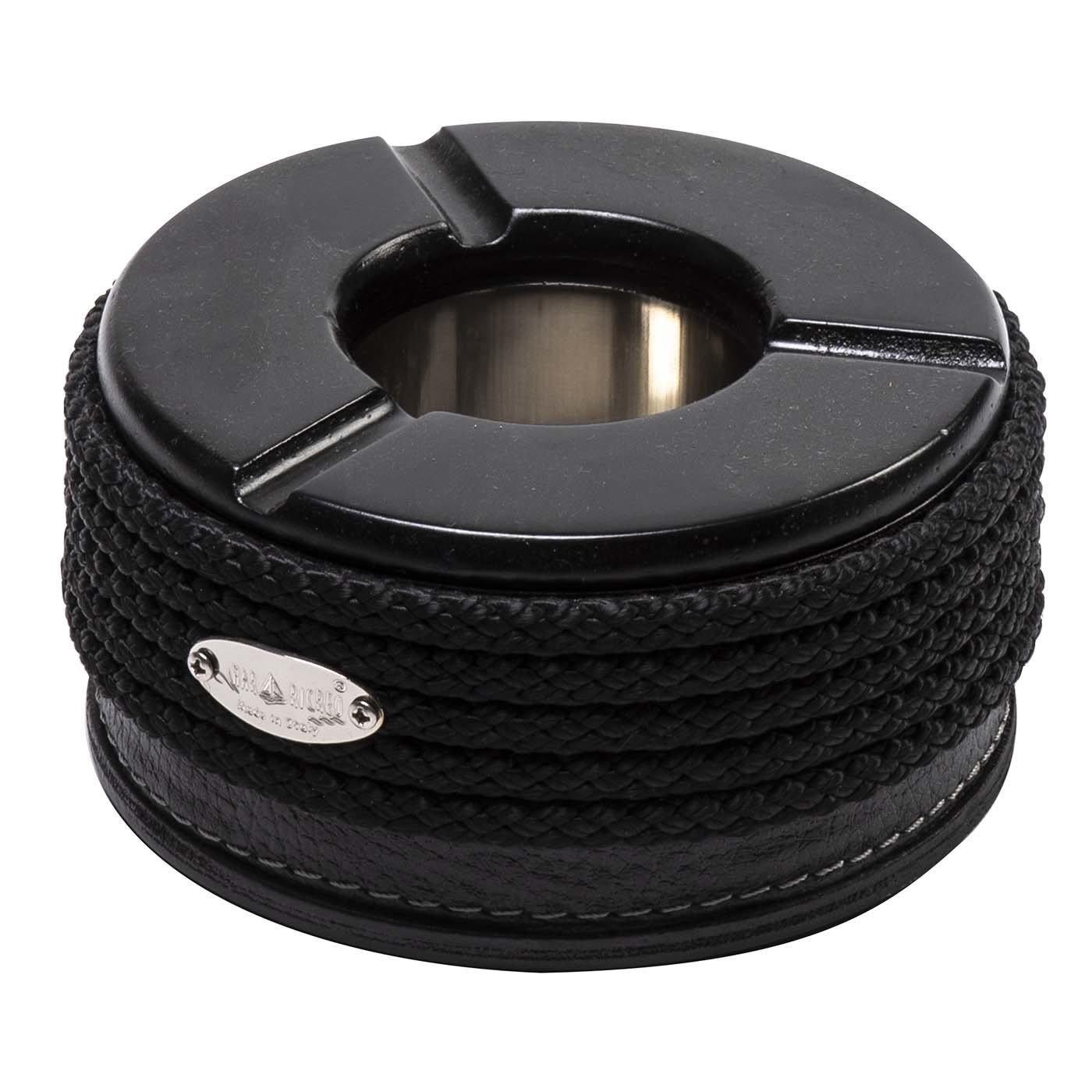 Vassoio per cenere grande nero a prova di vento