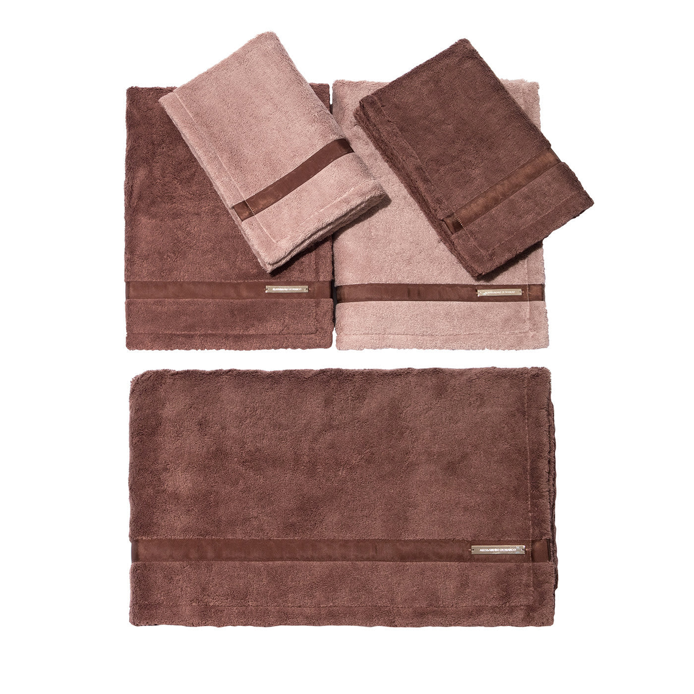 Set di asciugamani da bagno grandi - Moka