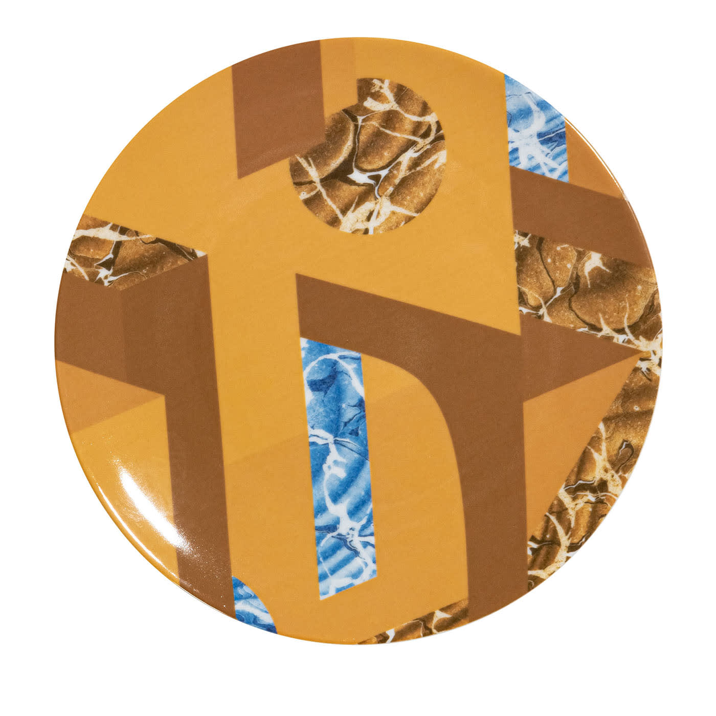 Alchimie Set di 2 piatti Dessert in porcellana con decoro astratto #2