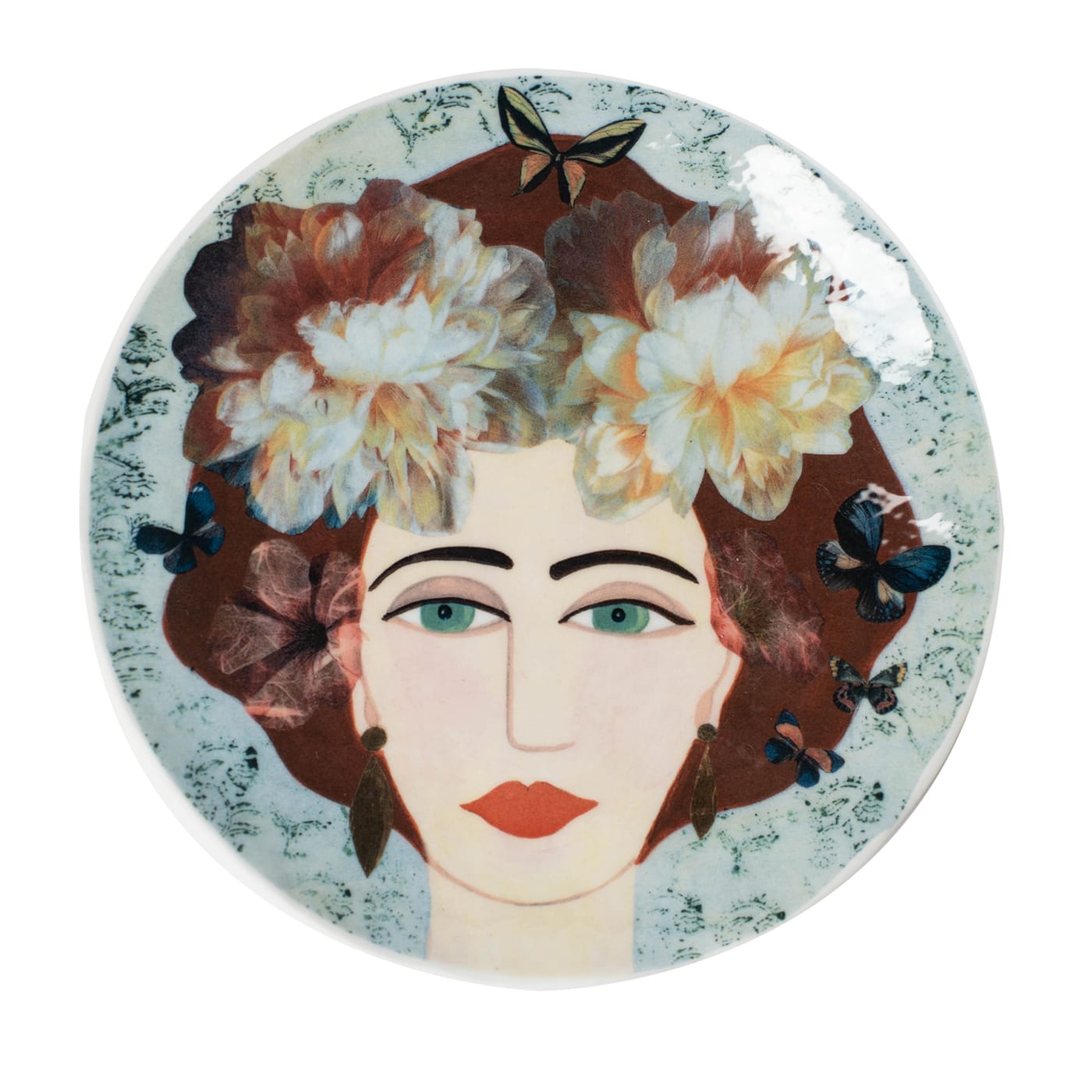 DONNE FIORITE Set di 2 piatti Amélie