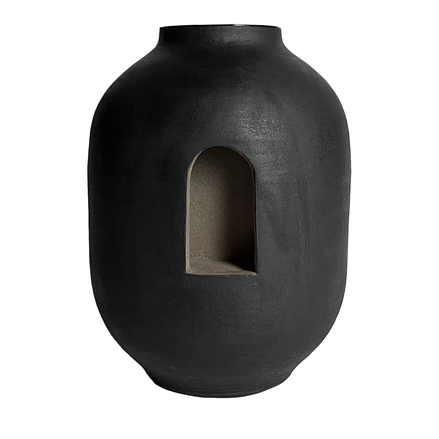 Vaso nero Grès