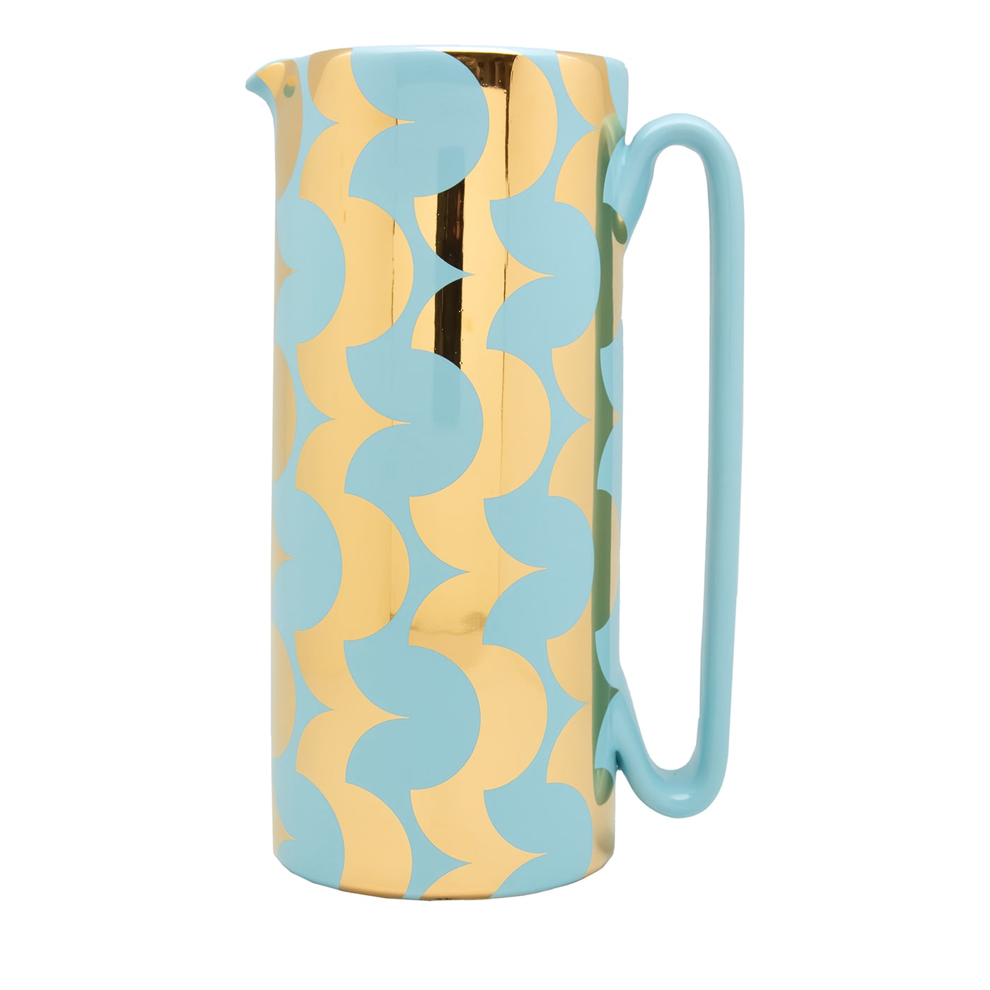 Caraffa Serlio Cicappa oro 24K e blu