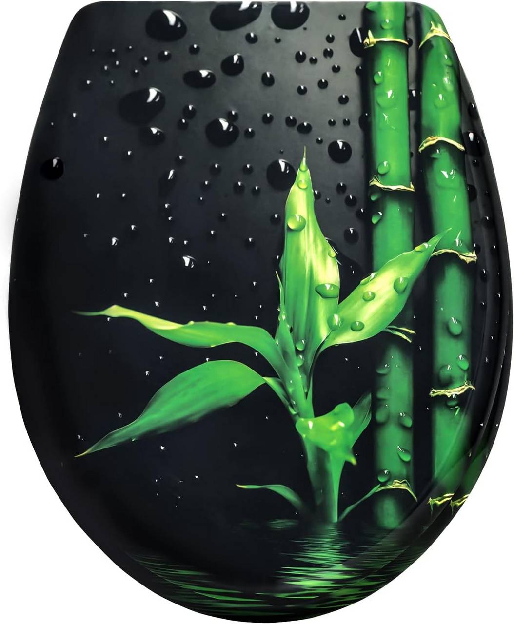 WOLTUSedile del WC in Duroplast con Meccanismo Soft-Close in Bambù