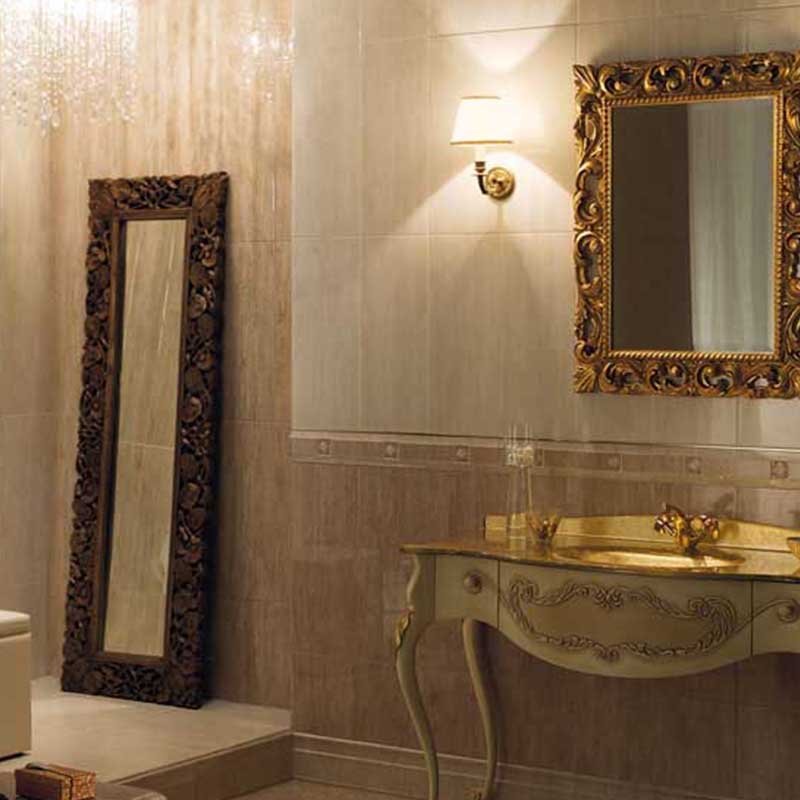 Rivestimento in Ceramica Effetto Marmo Lucido 25x60 Beige Lirica - Gardenia Orchidea