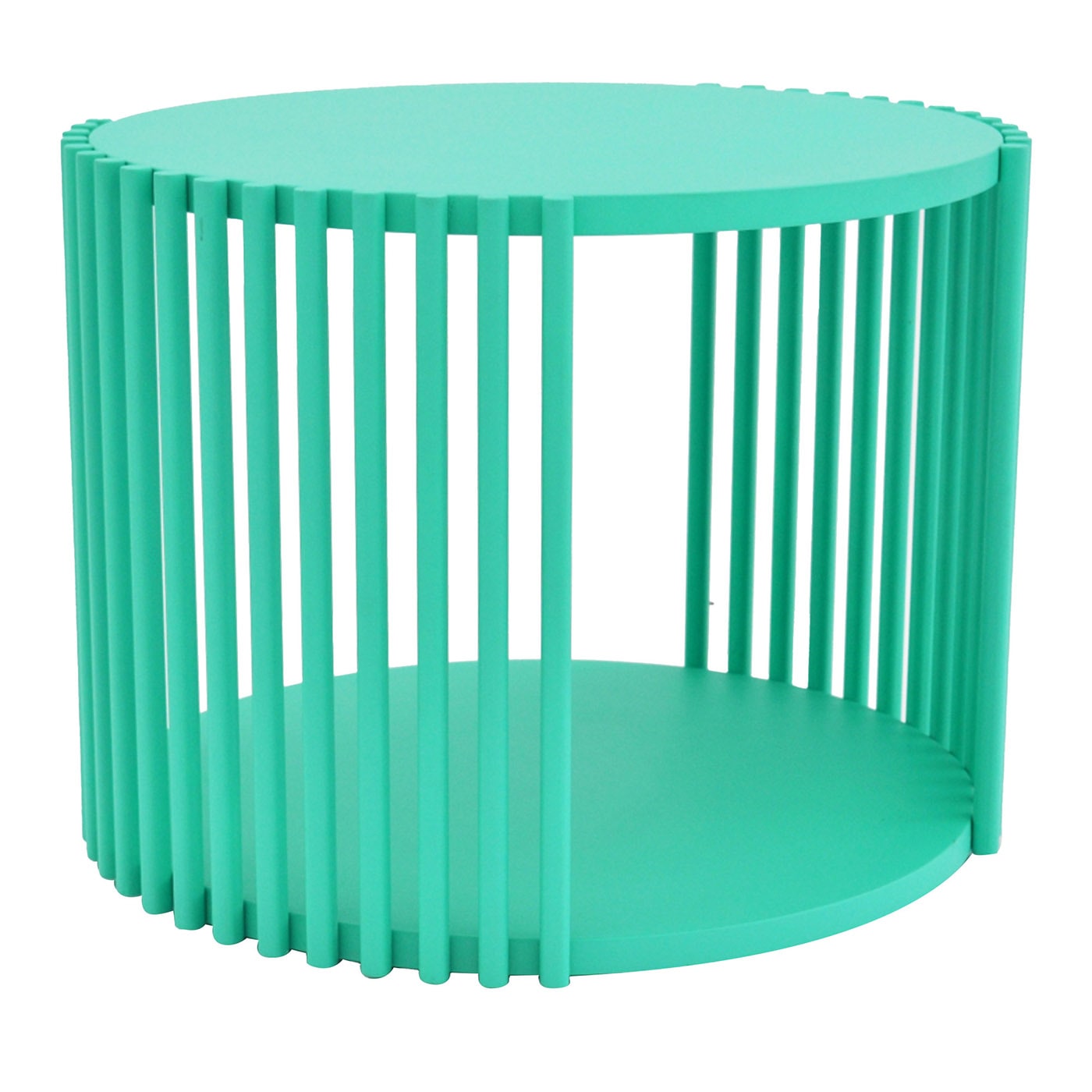 Tavolino basso verde Palafitte