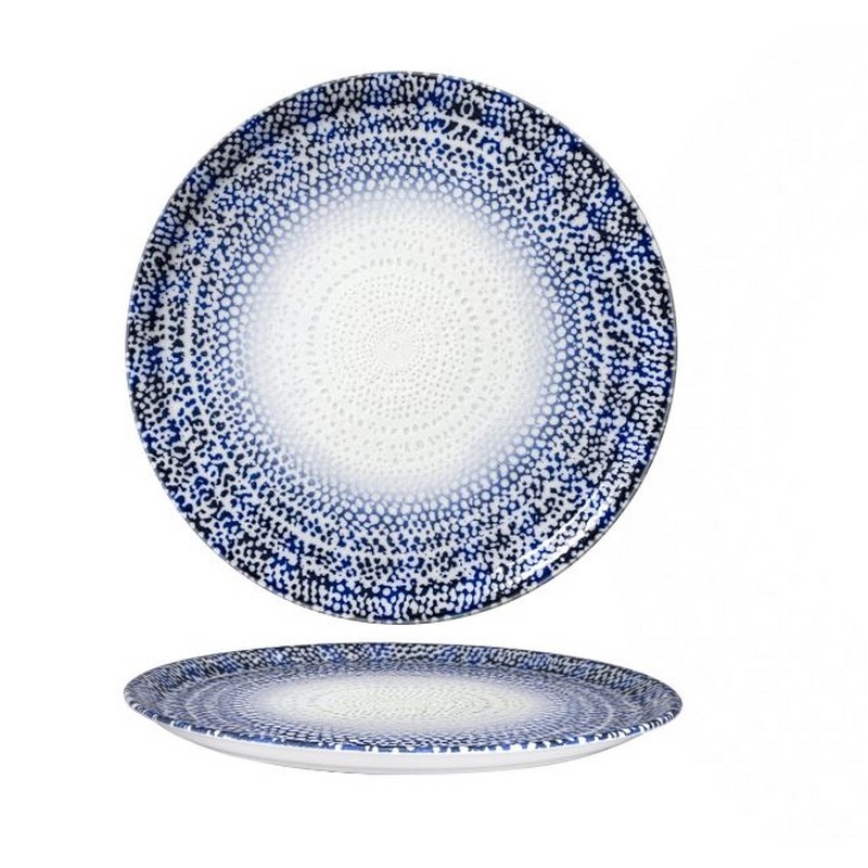 ALCHIMIA BLU PIATTO PIZZA 33 CM. SATURNIA