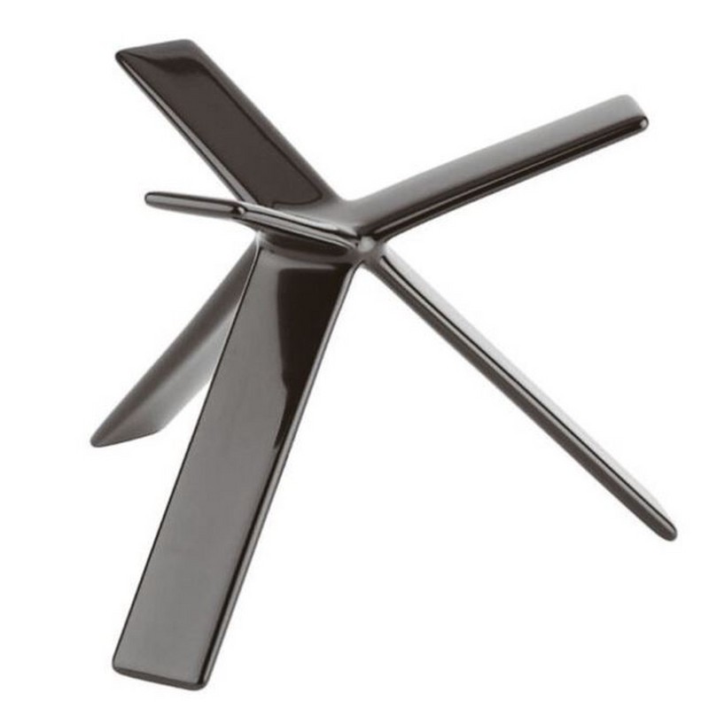 ALZATINA BUFFET H 12 CM. ACCIAIO RIVESTIMENTO ANTISCIVOLO NERO APS