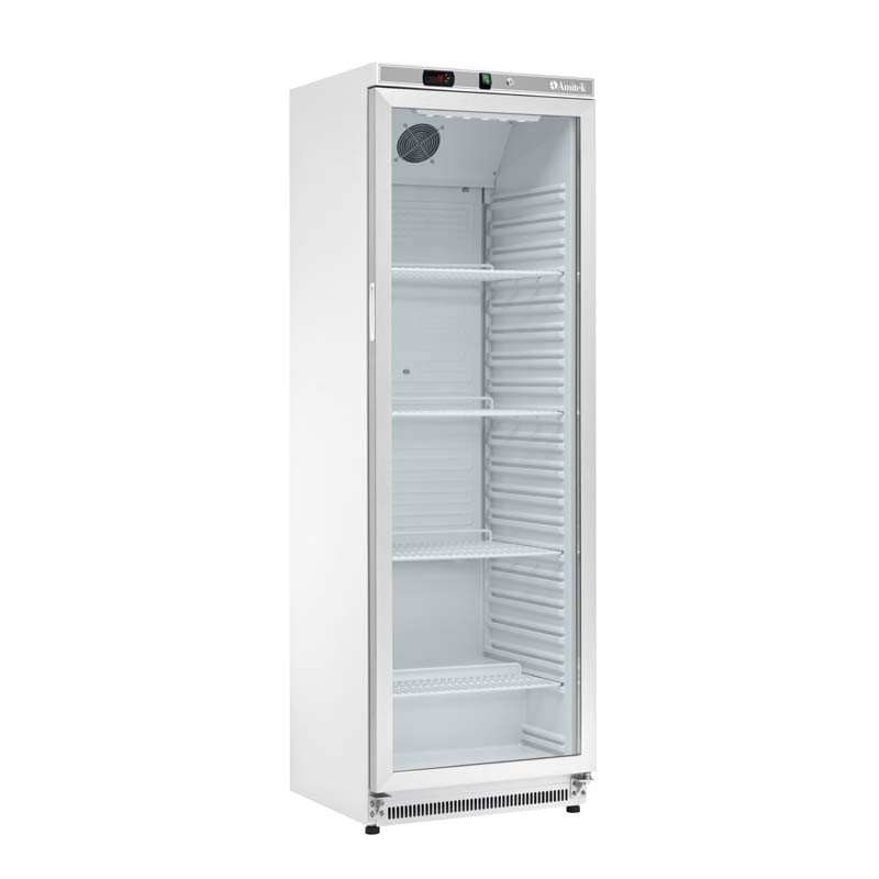 Armadio Refrigerato 360 Lt. • Refrigerazione statica. -2°/+8°C • Porta in vetro