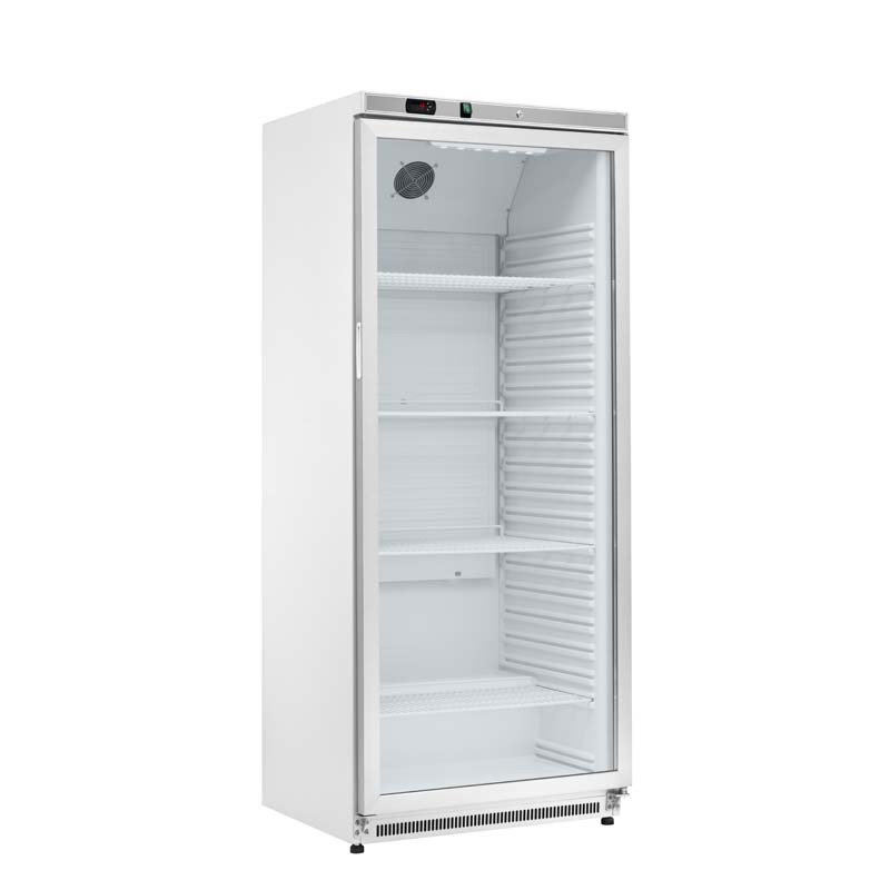 Armadio Refrigerato 580 Lt. • Refrigerazione statica. -2°/+8°C • Porta in vetro