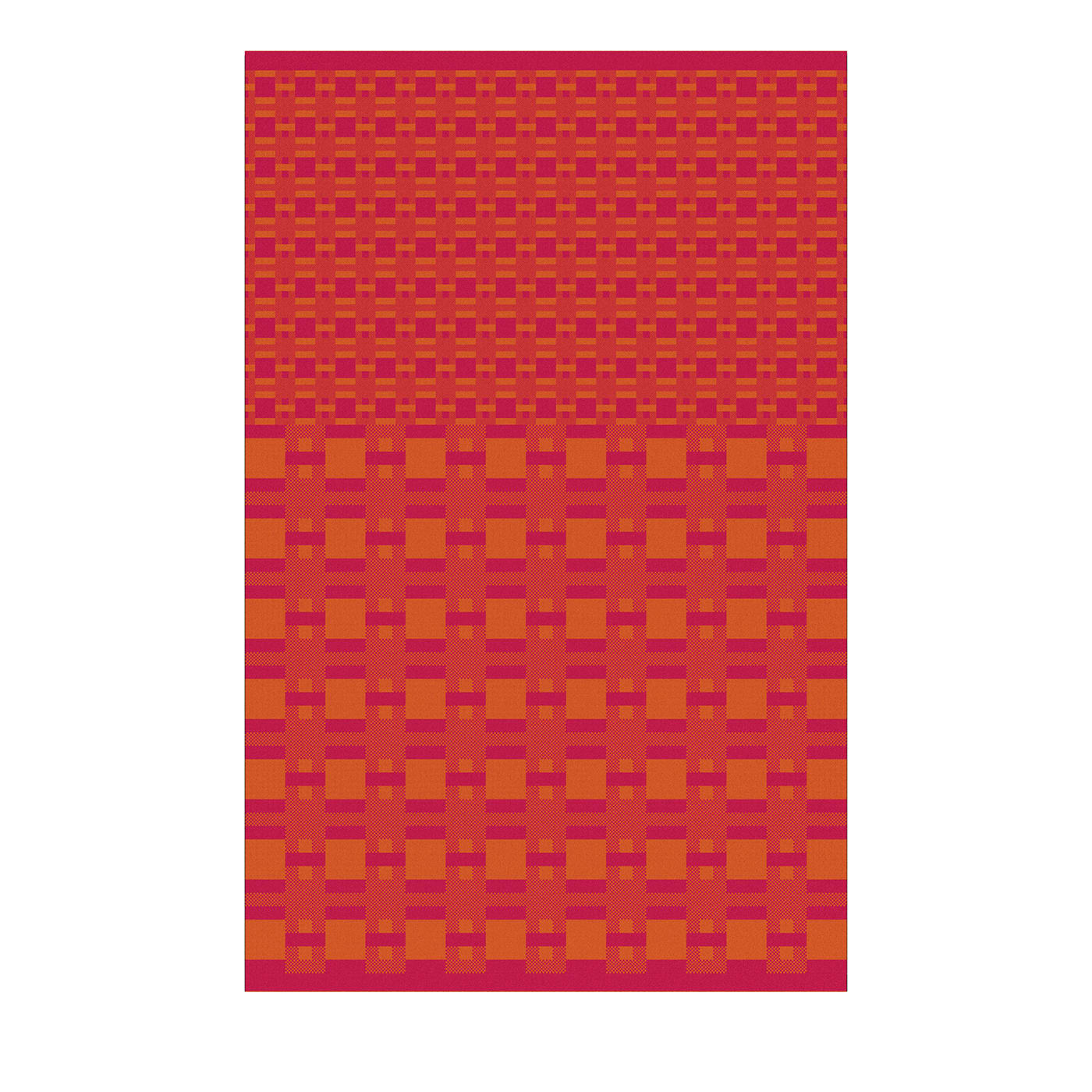 Coperta arancione Plusminus Bio di Angela Lorenz