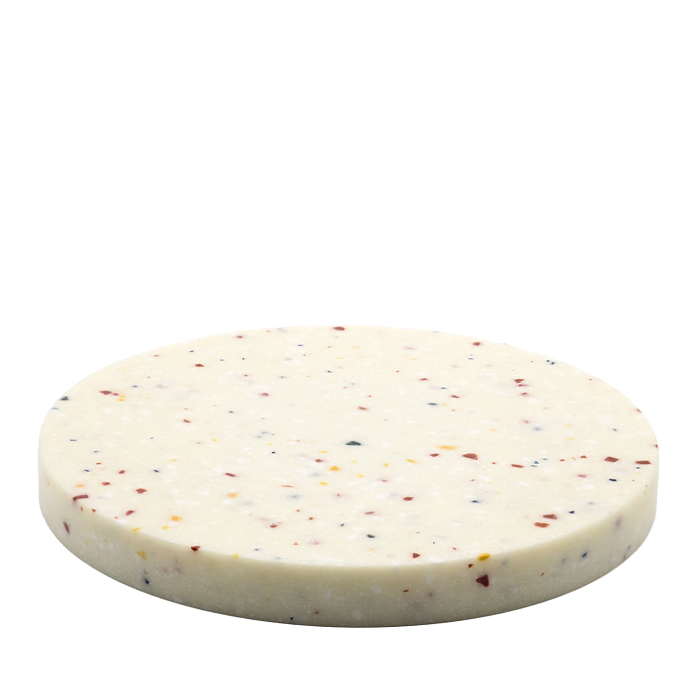 Caricatore Wireless Piccolo con Base in Marmo Corian Festival Bianco