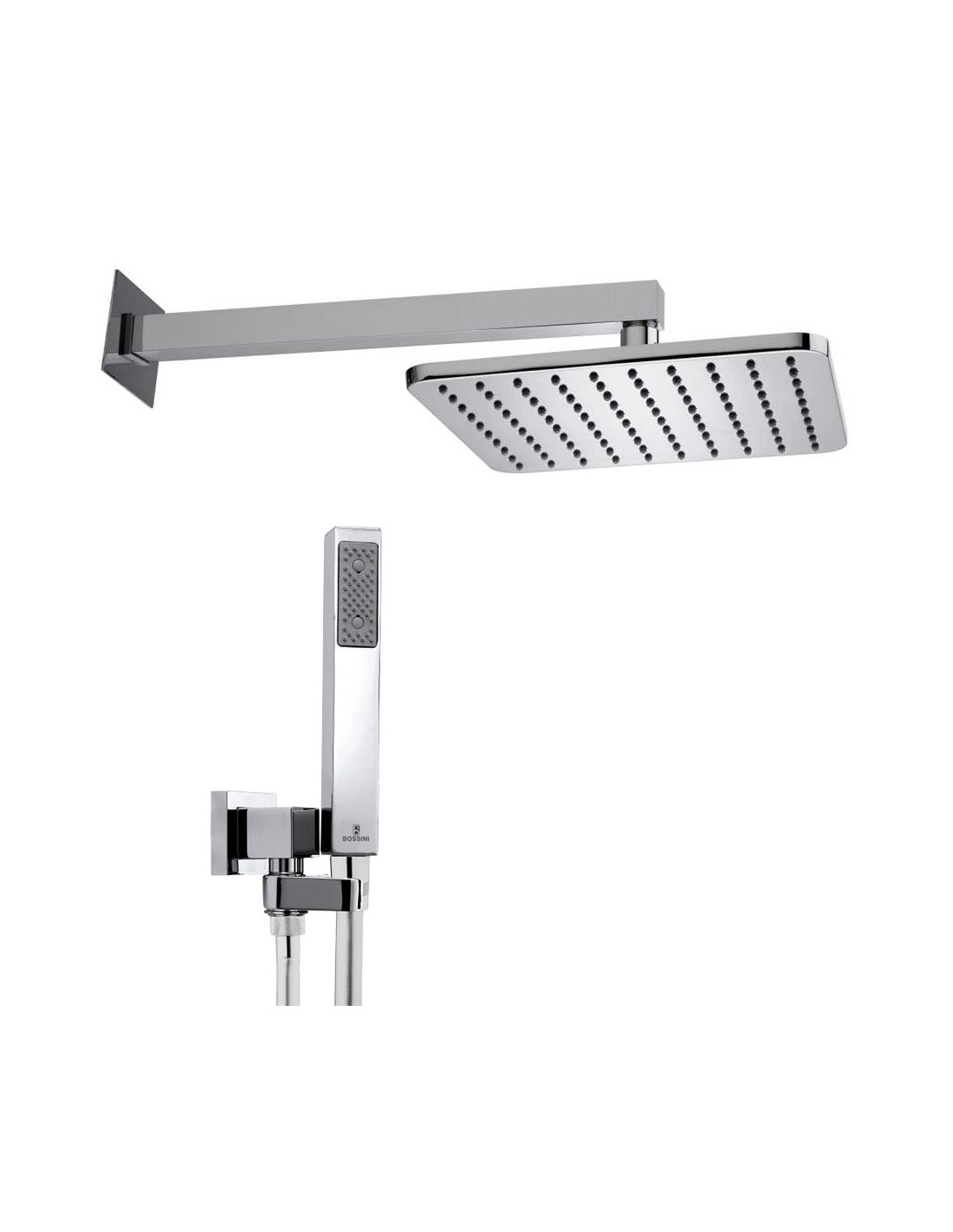 Bossini - Soffione Cosmo ottone + Duplex doccia Cube - M90201