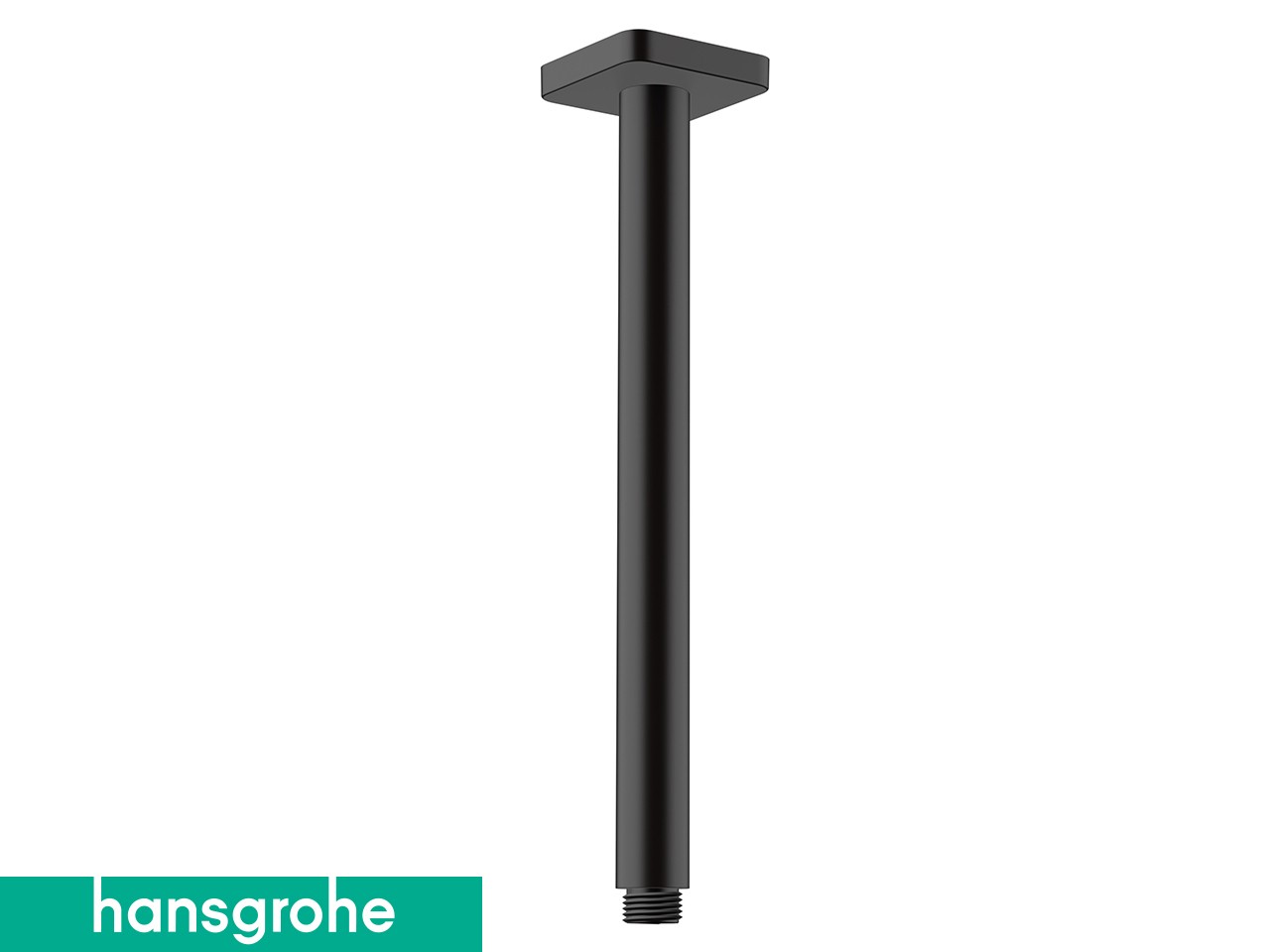 Braccio Doccia a Soffitto Hansgrohe® Vernis Shape 30 cm Nero Opaco-67894