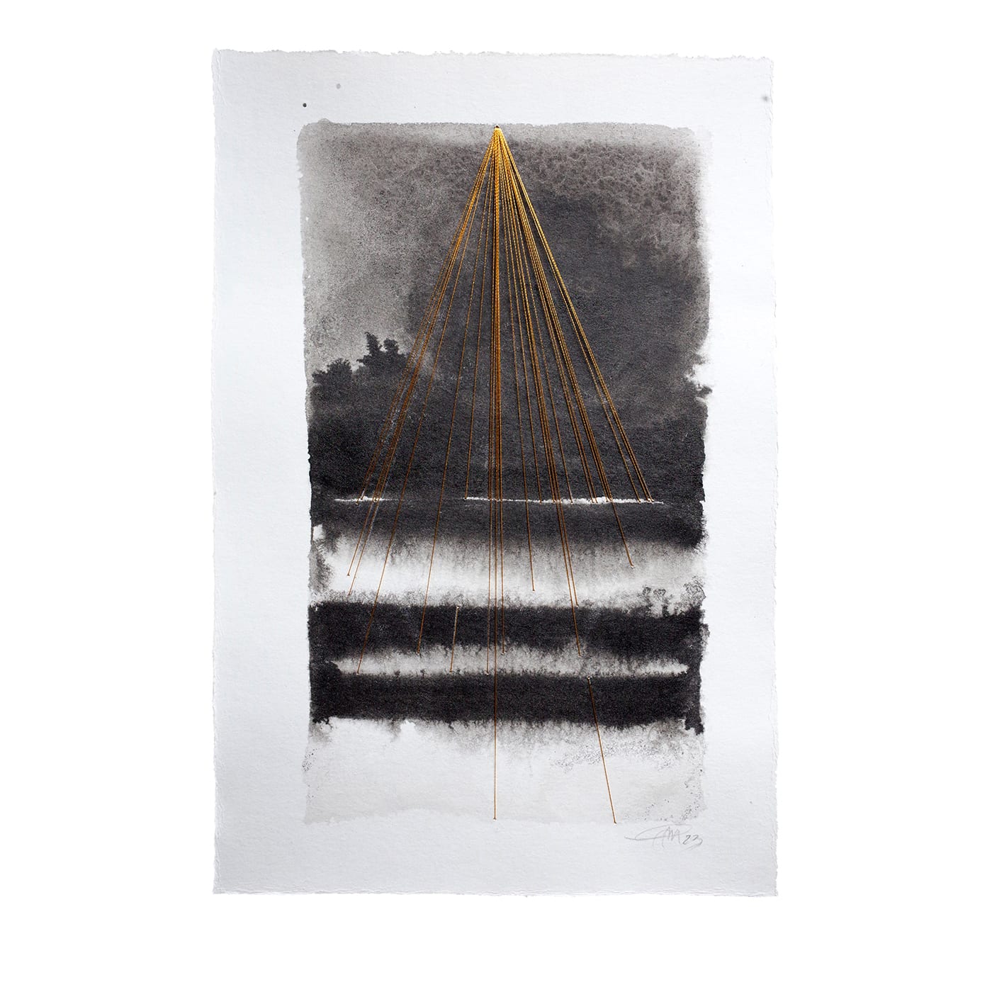 Muoviti Ferma N.6 Pittura su carta