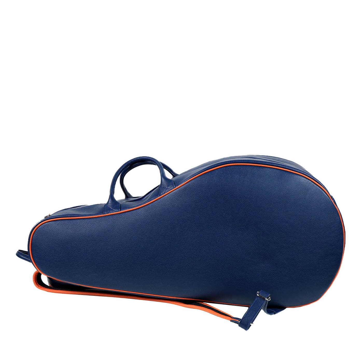 Zaino da Tennis in Pelle Blu Classic