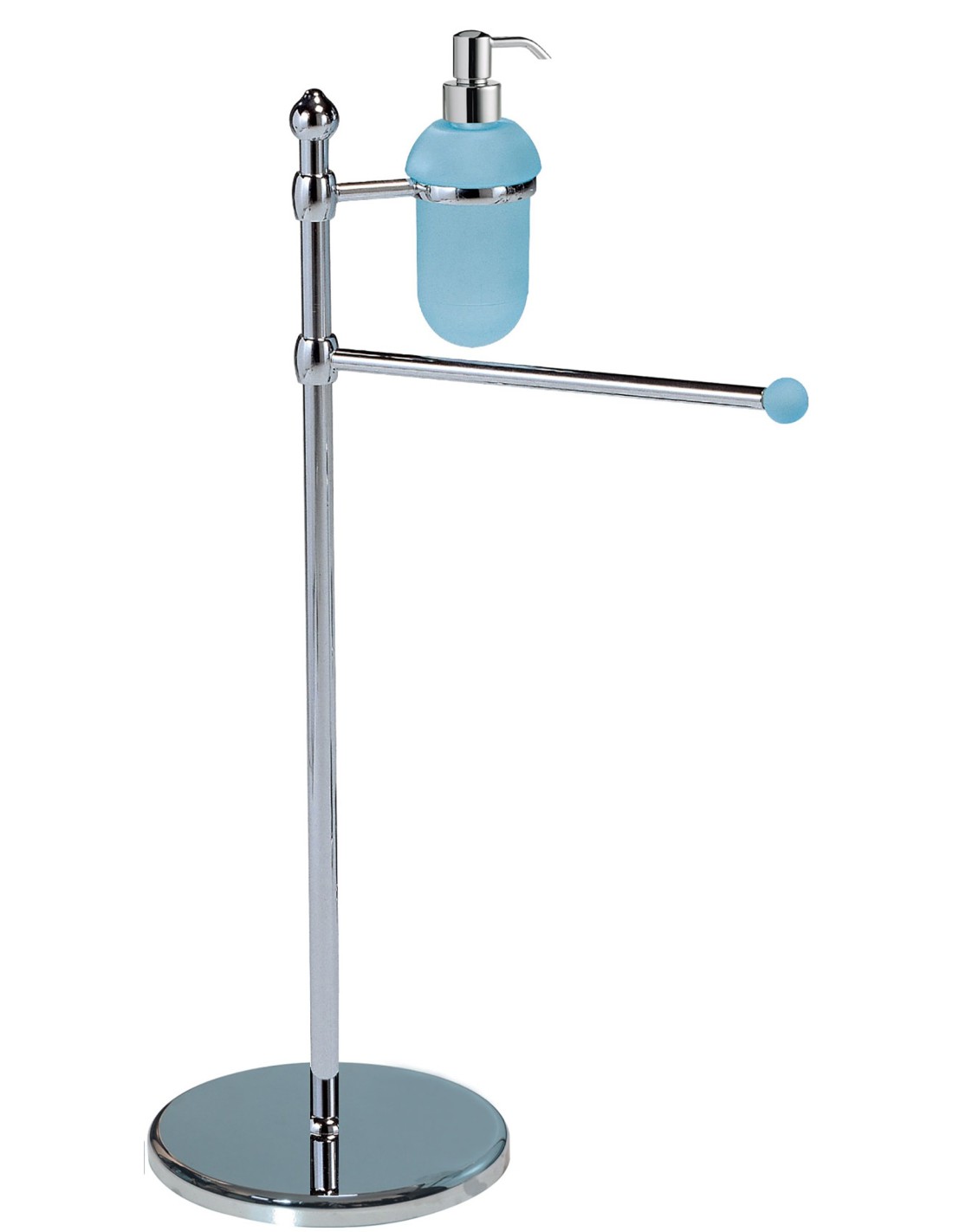 Caos Arredo Bagno Italiano - Piantana Intesa Dispenser in vetro p. salviette [sfera vetro] - P0181