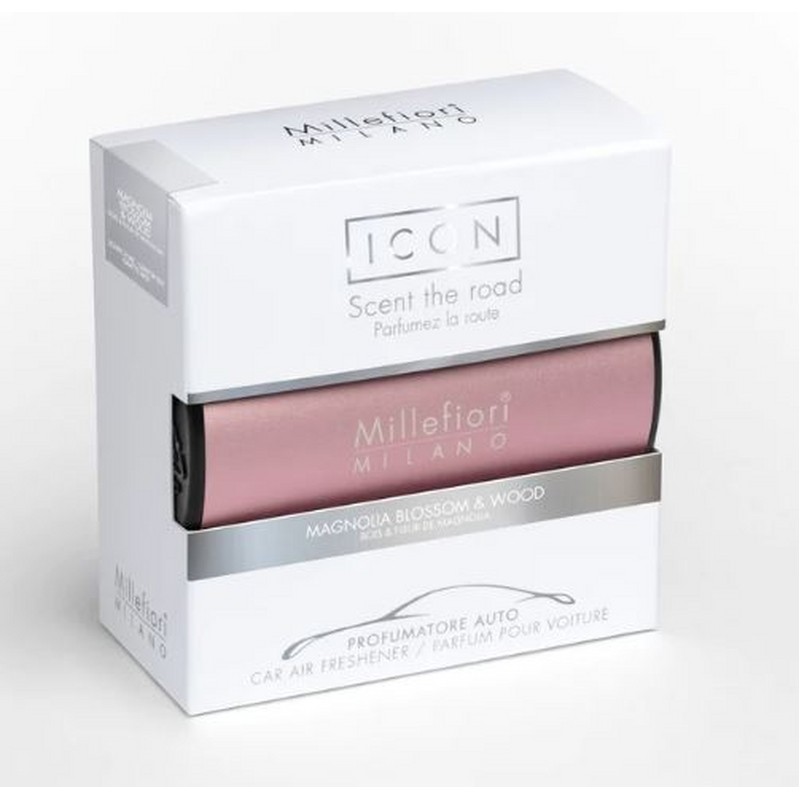 CAR AIR FRESHENER ICON MAGNOLIA BLOSSOM & WOOD MILLEFIORI MILANO