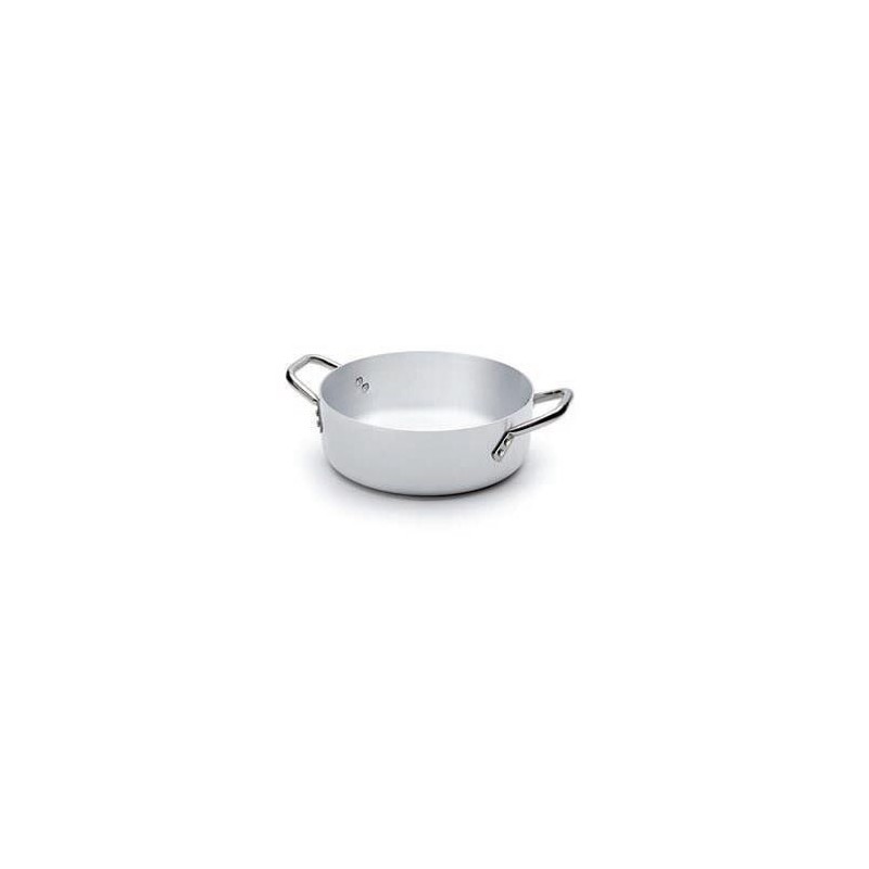 CASSERUOLA BASSA CM 28 PER INDUZIONE IN ALLUMINIO 3MM FASA