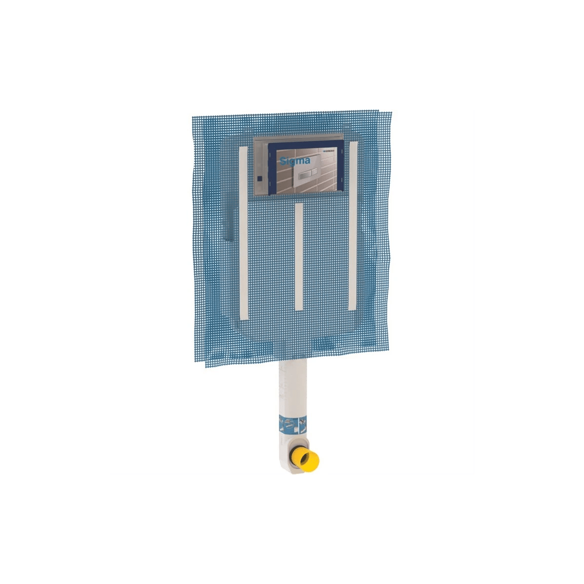 Cassetta Di Risciacquo Per Sanitari a Terra Geberit "Sigma 8"