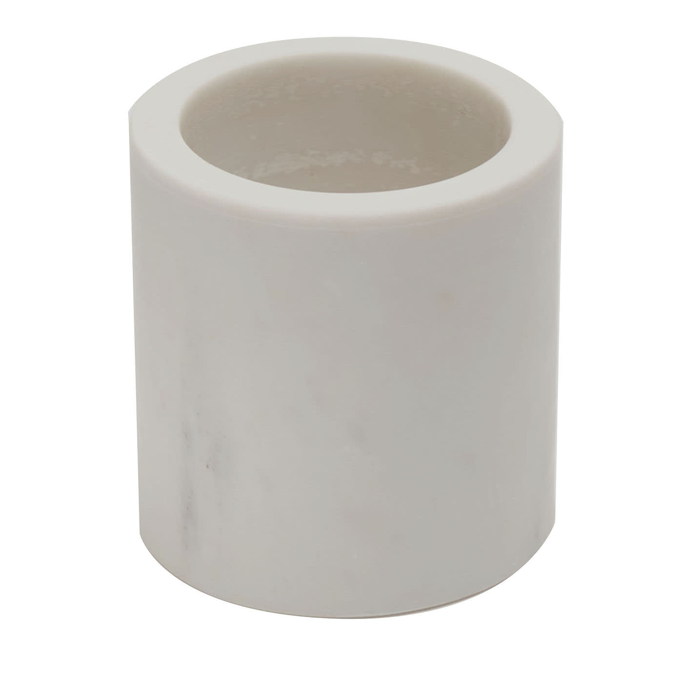 Portaspazzolino in marmo di Carrara