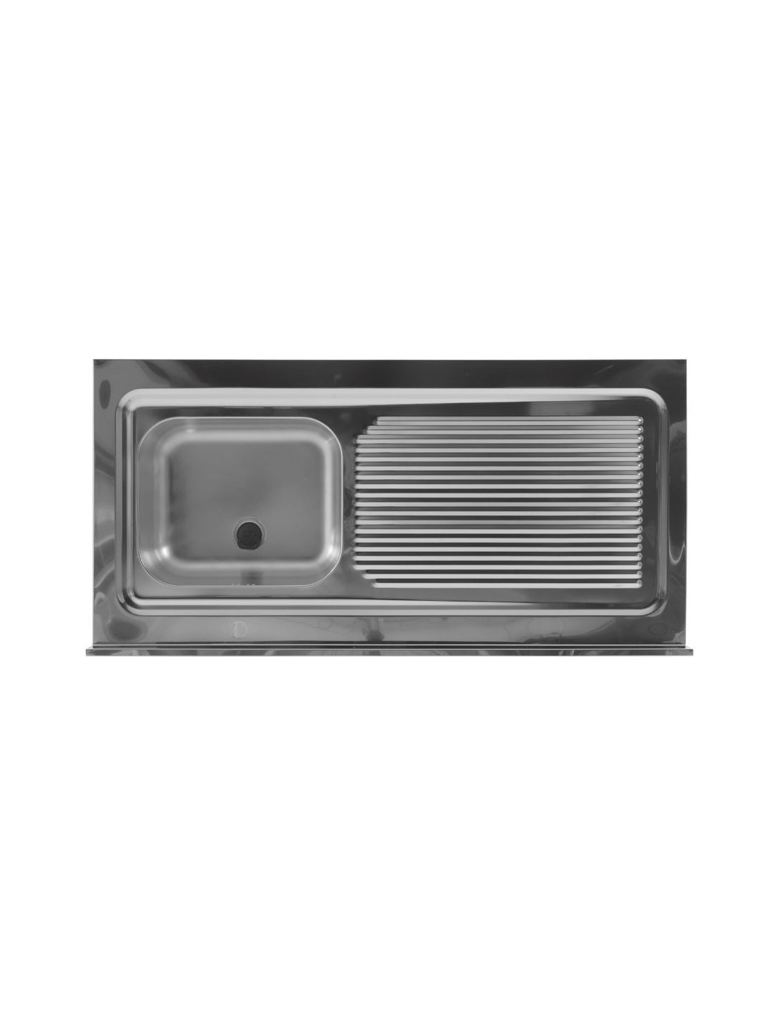 Colavene - Lavello in acciaio inox 120x60 vasca a sinistra- 106020V