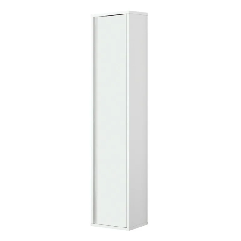 Colonna bagno sospesa Duble H. 150 cm bianco lucido con chiusura rallentata