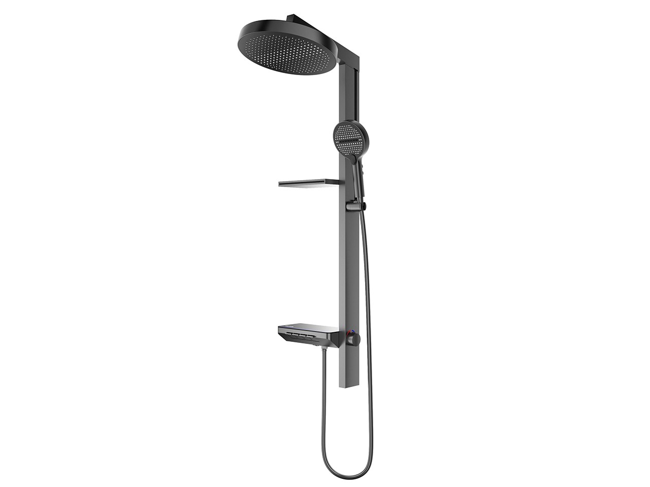Colonna Doccia LED Digit con 4 Funzioni Finitura Metal Grey-76387