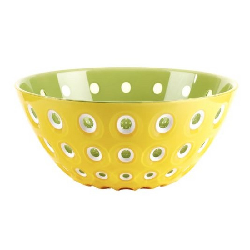 CONTENITORE LE MURRINE 20 CM. GIALLO ZAFFERANO/VERDE NINFEA GUZZINI