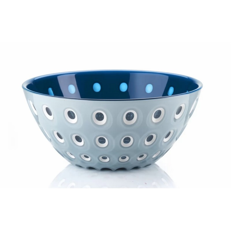 CONTENITORE LE MURRINE 25 CM. LIGHT BLU/BLU GUZZINI