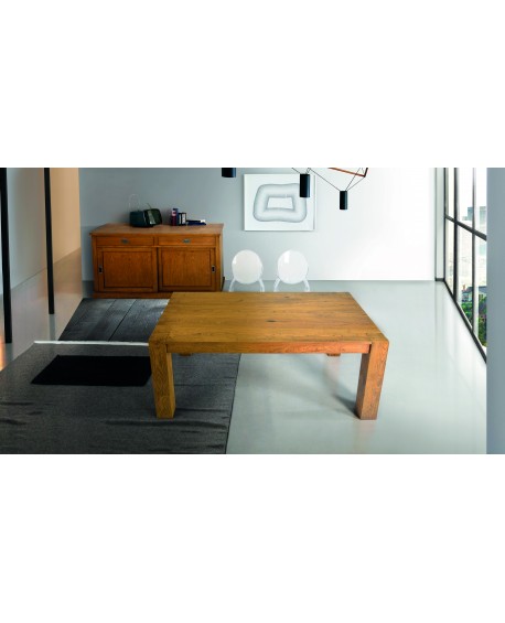 credenza madia 2 ante rovere nodato finitura grano