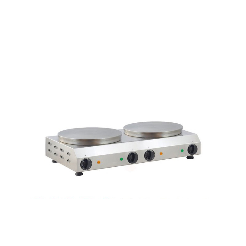 Crepiera elettrica doppia - 2400 + 2400 watt - ⌀ 35 cm.