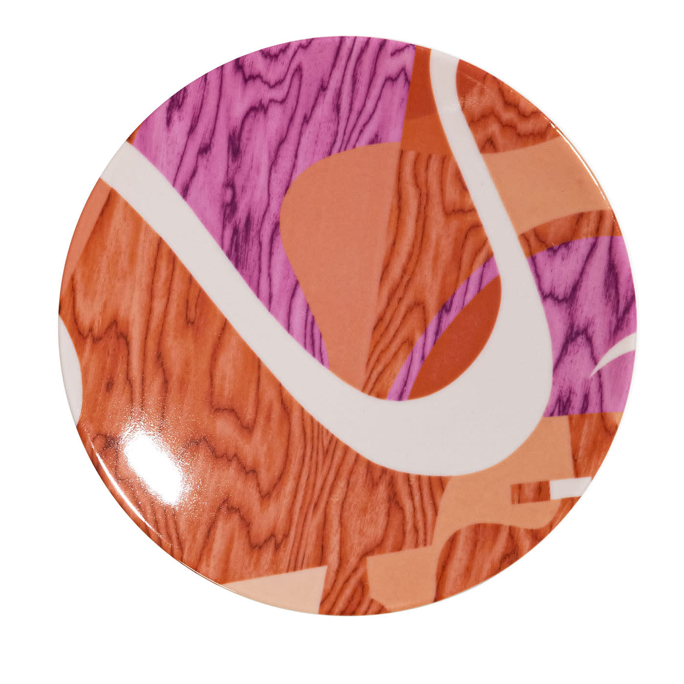 Alchimie Set di 2 piatti Pane in porcellana con decoro astratto #5