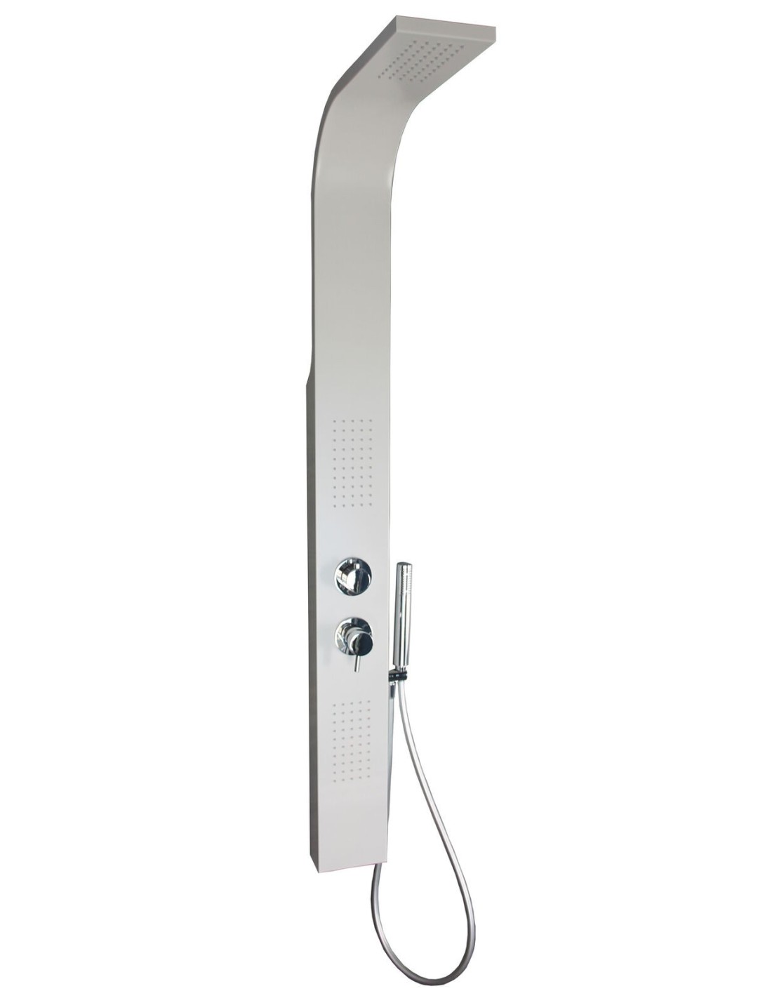 Damast - colonna doccia Crio bianco opaco 13072