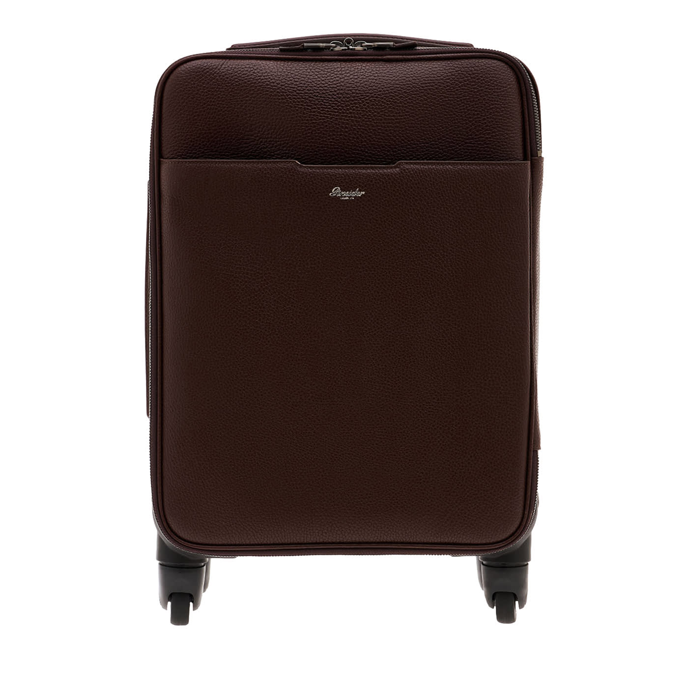 360 Borsa da cabina in pelle marrone al rum