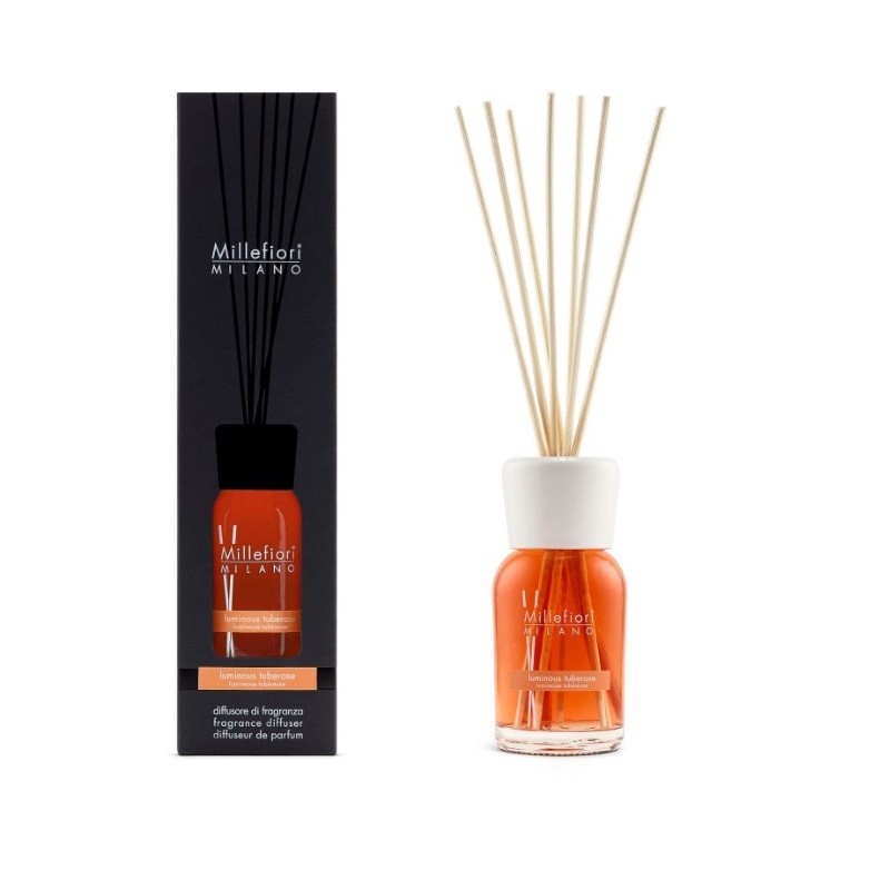 DIFFUSORE DI FRAGRANZA A STICK 100 ML LUMINOUS TUBEROSE MILLEFIORI MILANO